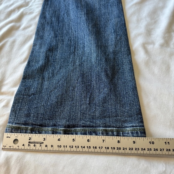 Of The Earth Organic Denim Womens Bootcut Blue Jeans Boho Hippie Casual School - Picture 13 of 16
